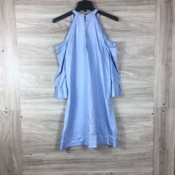 Ted Baker London Blue Cold Shoulder Shift Dress size 2 - Picture 3 of 9